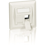 Equip Unterputzdose +Frontplatte 2 Keystone 45° RAL...