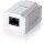 Equip Aufputzdose Cat6 1xRJ45 UTP Premium RAL 9010 Reinweiß Polybeutel