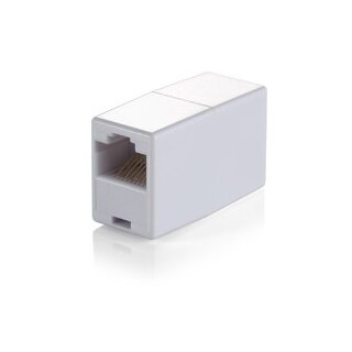 Equip Adapter Modularverbinder RJ45 weiß