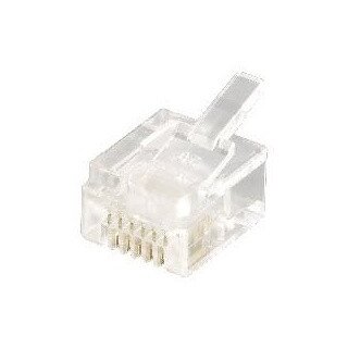 Equip Modularstecker Western 6P6C RJ12 100 Stück