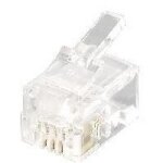 Equip Modularstecker Western 4P4C RJ11 100 Stück
