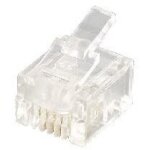 Equip Modularstecker Western 6P4C RJ12 100 Stück