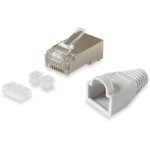 Equip Stecker RJ45 Cat6 100STK mit Knickschutz u. Einf