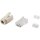 Equip Steckverbinder Cat6A RJ45 100er Set UTP ungeschirmt