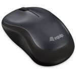Equip Optische Maus kabellos USB Komfort R+L schwarz