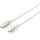Equip USB Kabel 2.0 A-B St/St 1.00m transparent Polybeutel