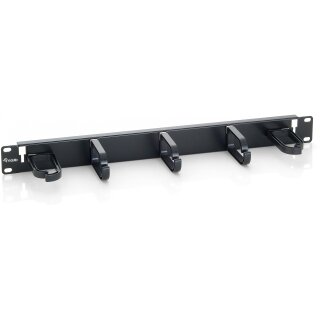 Equip Kabelmanagement Panel 19" 1HE schwarz RAL 9005