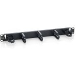 Equip Kabelmanagement Panel 19" 1HE schwarz RAL 9005