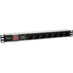 Equip Steckdosenleiste 19"(1HE)7fach mit...