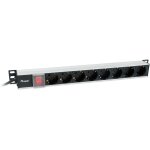 Equip Steckdosenleiste 19"(1HE)8fach Schukon. 3.0m...