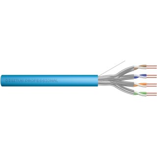 DIGITUS Instal-kab Cat6a U/FTP tw.Pair 305m blau