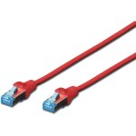 DIGITUS Patchkabel RJ45 SF/UTP Cat5e 2.00m rot...