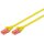 DIGITUS Patchkabel RJ45 U/UTP Cat6 3.00m gelb Hebelschutz Polybeutel