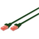 DIGITUS Patchkabel Cat6 U/UTP 2xRJ45 0.5m grün LSZH