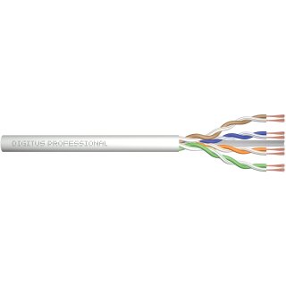 DIGITUS CAT 6A U/UTP Twisted Pair Roh-Patchkabel.305m.grau