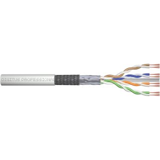 DIGITUS CAT 6 SF/UTP Twisted Pair Roh-Patchkabel, 305m,grau