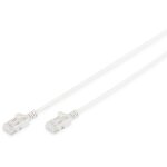 DIGITUS CAT 6 U/UTP Slim Patchkabel. 1m. grau