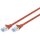 DIGITUS Patchkabel RJ45 SF/UTP Cat5e 7.00m rot Hebelschutz