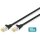 DIGITUS CAT 6A S/FTP Patchkabel. 10 Stück. 0.25m. schwarz