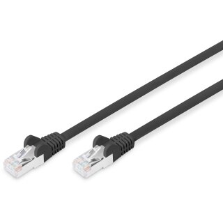 DIGITUS CAT6 RJ45 S/FTP Patchkabel 5.0m schwarz