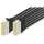 DIGITUS CAT 6A S/FTP Patchkabel. 10 Stück. 5m. schwarz