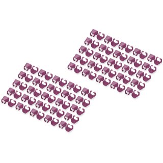 DIGITUS Farbclips für Patchkabel 100Stk. Magenta