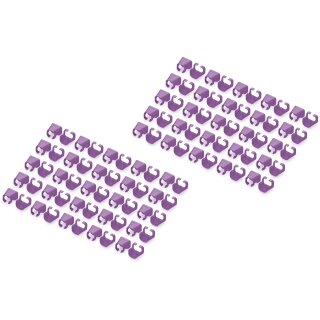 DIGITUS Farbclips für Patchkabel 100 Stk. Violett