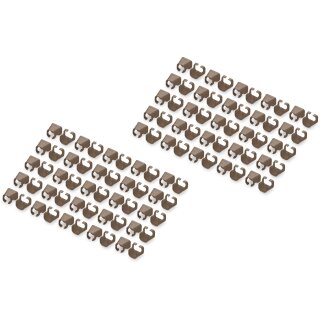 DIGITUS Farbclips für Patchkabel 100Stk. Braun