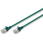 DIGITUS Patchkabel CAT 6A F/FTP Slim 1.50m grün