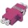DIGITUS LWL Kupplung LC -> LC Duplex Coupler. OM4. Pink