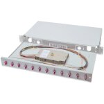 DIGITUS LWL Spleißbox 1HE bestückt 12x LC DX...