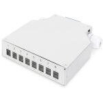 DIGITUS Hutschienen Spleißbox für 8 LC/DX...