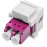 DIGITUS LWL Kupplung LC/LC Multimode-OM4 Dupl.Keystone-Modul