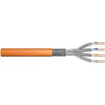 DIGITUS Instal-kab Cat7 S/FTP tw.Pair 1000m orange...