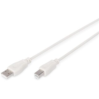 DIGITUS USB 2.0 Anschlusskabel Typ A -B St/St 1.8m. be