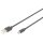 DIGITUS USB 2.0 Anschlusskabel Typ A -mikro B St/St 1.0m. sw