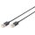 DIGITUS USB 2.0 Anschlusskabel Typ A -A St/St 3.0m. sw