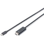 DIGITUS USB C Adapterkabel Typ C -HDMI A 4K St/St 2.0m. sw