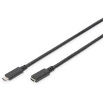DIGITUS USB 2.0 Verlängerungskabel Typ C -C St/Bu...