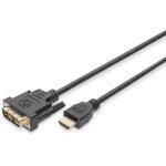 DIGITUS HDMI-Kabel A->DVI(18+1) St/St 2.0m schwarz FullHD
