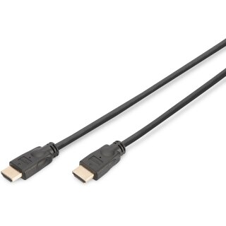 DIGITUS HDMI-Kabel A->A Ethernet St/St 5.0m schwarz 4K