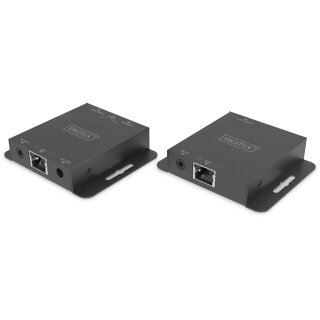 DIGITUS HDMI Extender Set USB 70m 4K schwarz