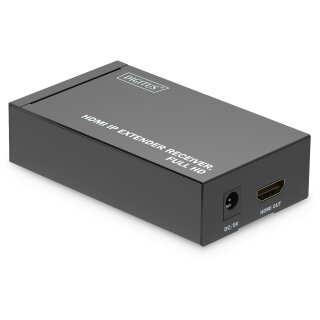 DIGITUS HDMI IP Extender Receiver Full HD schwarz