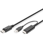 DIGITUS 4K HDMI Adapterkabel - HDMI auf DisplayPort 2m