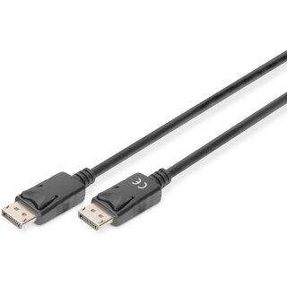 DIGITUS DisplayPort Anschlusskabel 3m 4K schwarz