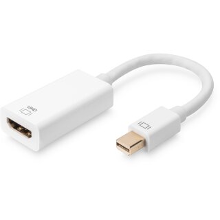 DIGITUS Aktiver Mini DisplayPort Adapter/Konverter.DP-HMDI