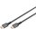 DIGITUS DisplayPort Anschlusskabel 3m Aluminium 8K schwarz