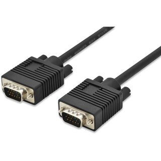 DIGITUS VGA-Monitor-Anschlusskabel. 3m. schwarz
