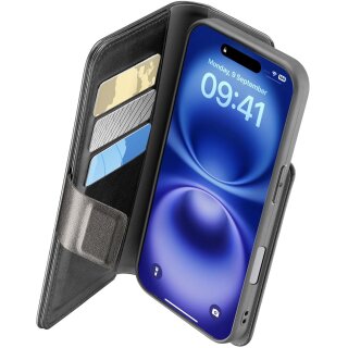Cellularline Book Agenda 2 Case iPhone 16 Black