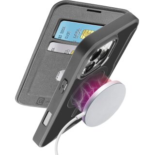 Cellularline Book Case Daily MAG iPhone 16 Pro Black